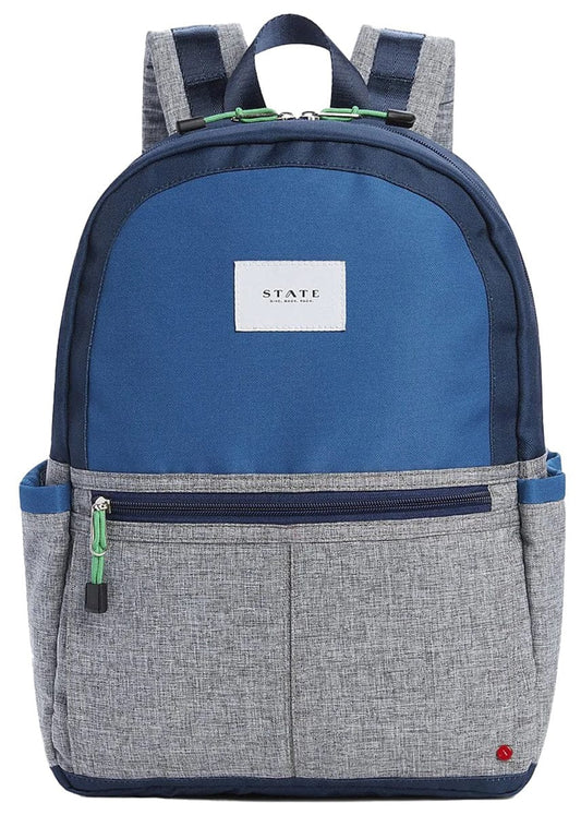 State Bags Kane Kids Backpack - Navy / Heather Gray - X2261213470