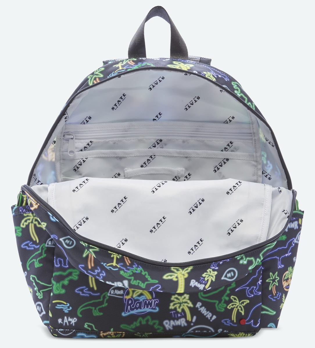 State Bags Kane Kids Backpack - Neon Dino - F2261484731