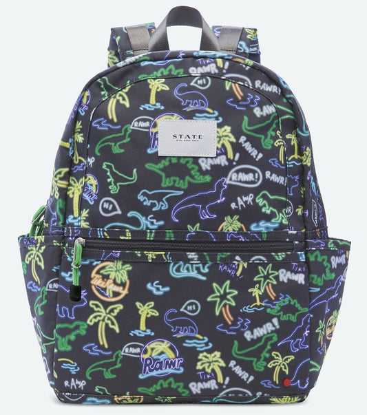 State Bags Kane Kids Backpack - Neon Dino - F2261484731