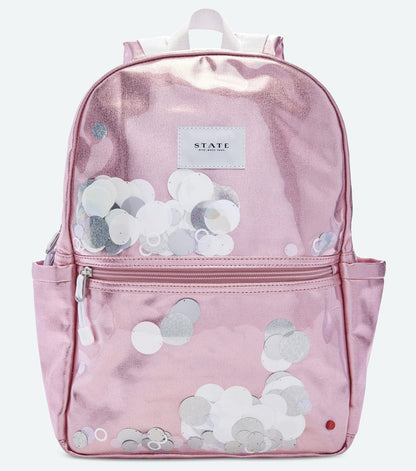 State Bags Kane Kids Backpack - White Sequins - F2064213122