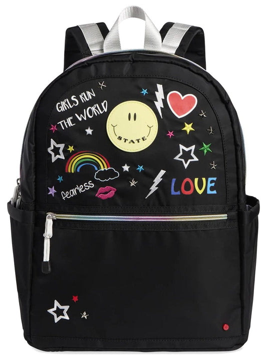 State Bags Kane Kids Double Pocket Backpack - Girl Power - F2262494009