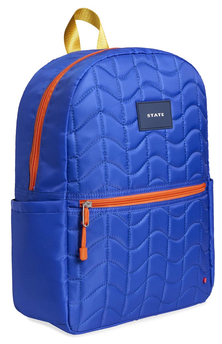 State Bags Kane Kids Travel Backpack - Blue Wiggly Puffer - F221H484400