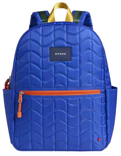 State Bags Kane Kids Travel Backpack - Blue Wiggly Puffer - F221H484400