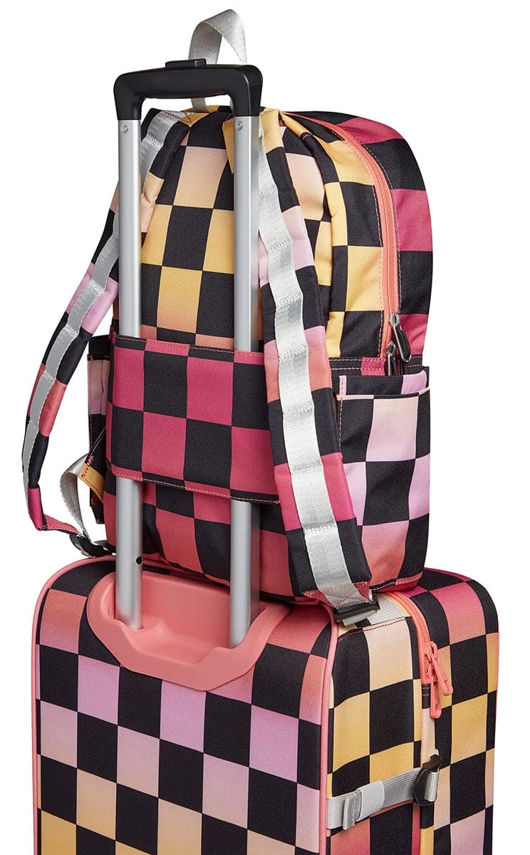 State Bags Kane Kids Travel Backpack - Pink Checkerboard - F2261484653