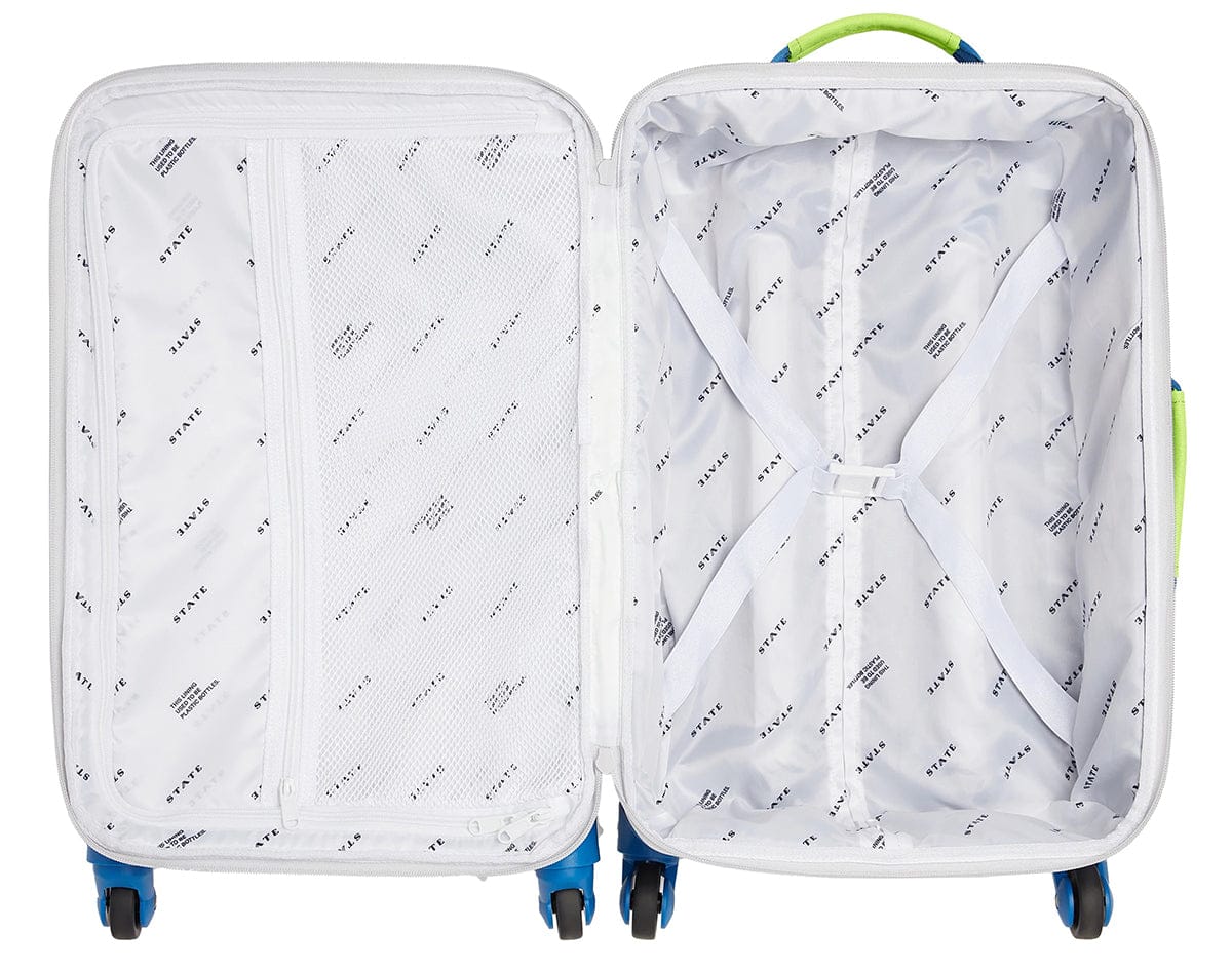 State Bags Logan Suitcase - Navy / Neon - u2161399487
