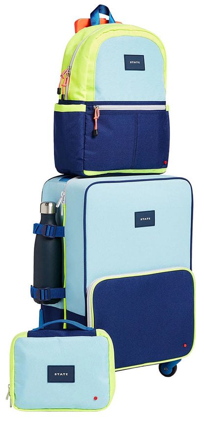 State Bags Logan Suitcase - Navy / Neon - u2161399487