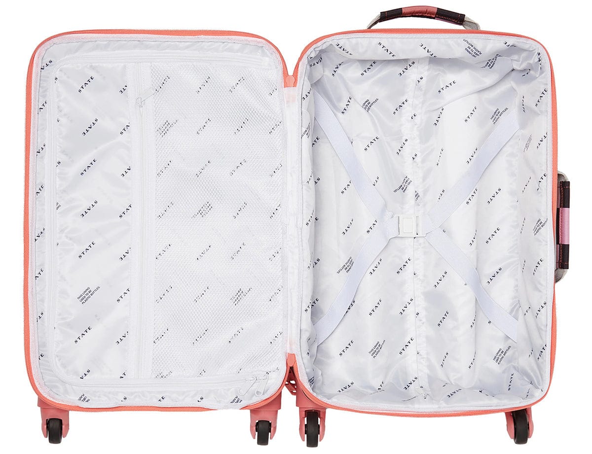 State Bags Logan Suitcase - Pink Checkerboard - S2261399653