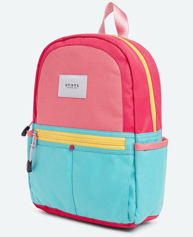 State Bags Mini Kane Kid Backpack - Pink/Mint