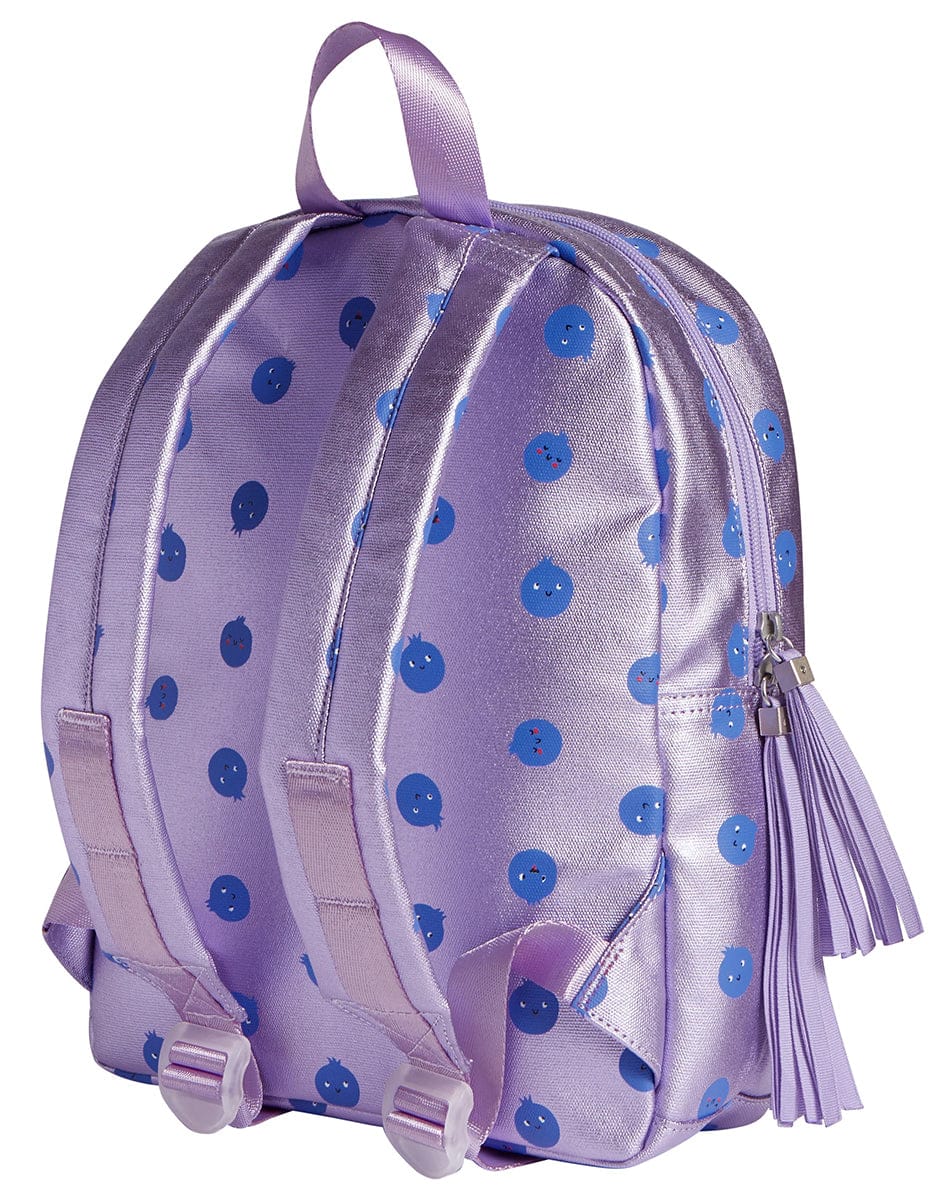 State Bags Mini Kane Kids Backpack - Metallic Blueberries - F2364218495