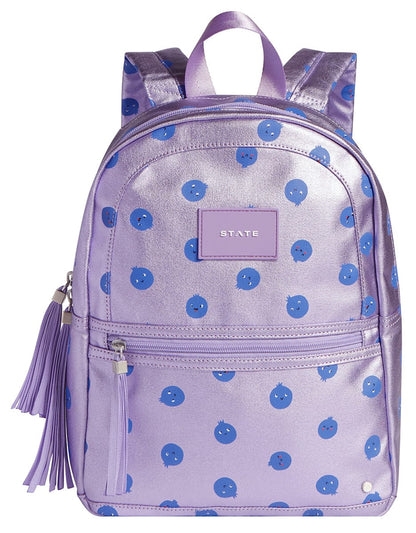 State Bags Mini Kane Kids Backpack - Metallic Blueberries - F2364218495
