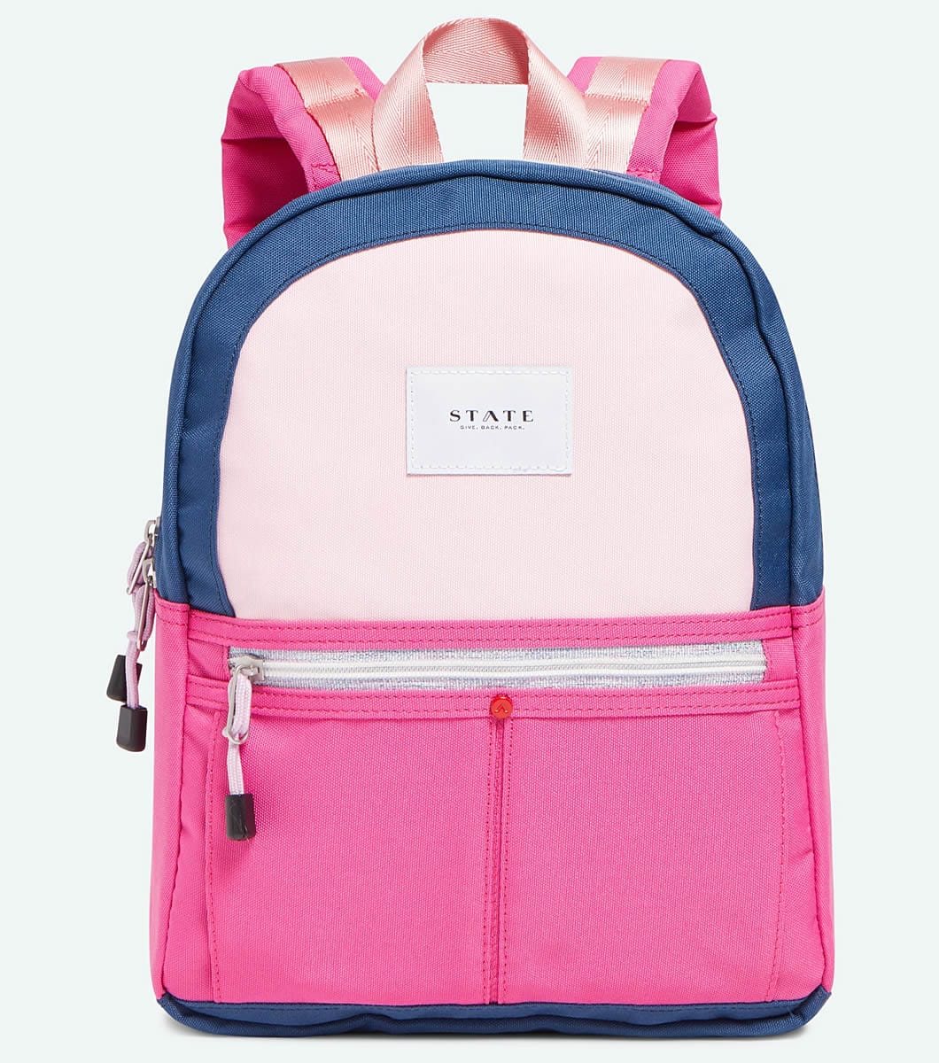 State Bags Mini Kane Kids Backpack - Navy/Rose - X1006218469
