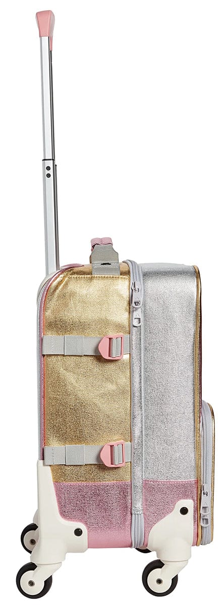 State Bags Mini Logan Suitcase - Pink / Silver - U2064398684