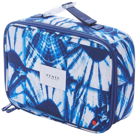 State Bags Rodgers Lunch Box - Indigo Patchwork - F203F221436