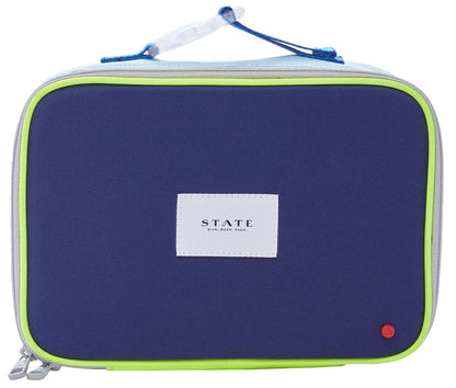 State Bags Rodgers Lunch Box - Navy / Neon - F2091221487