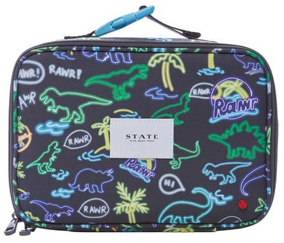 State Bags Rodgers Lunch Box - Neon Dino