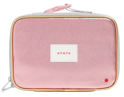 State Bags Rodgers Lunch Box - Pink / Silver