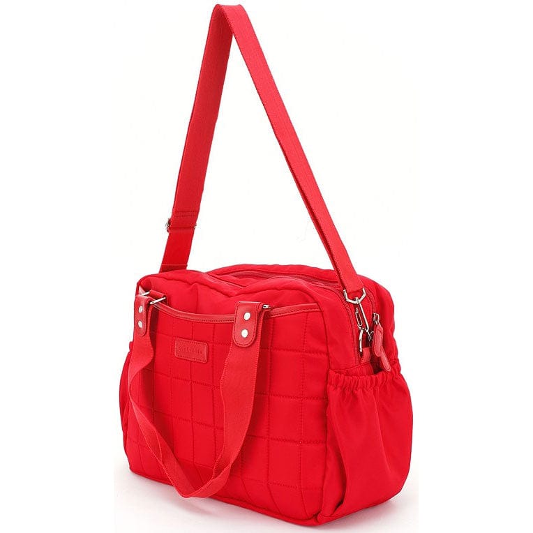 Stellakim Leslie Tote Diaper Bag in Red - SK-0002RED
