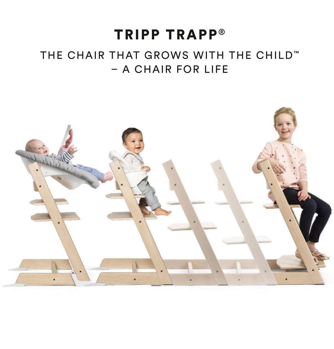 Stokke Tripp Trapp Oak High Chair - Oak Natural