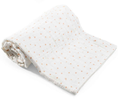 Stokke Blanket Organic Muslin - Coral Bee