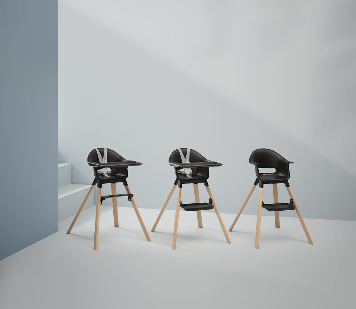 Stokke Clikk High Chair - Black Natural - 552107
