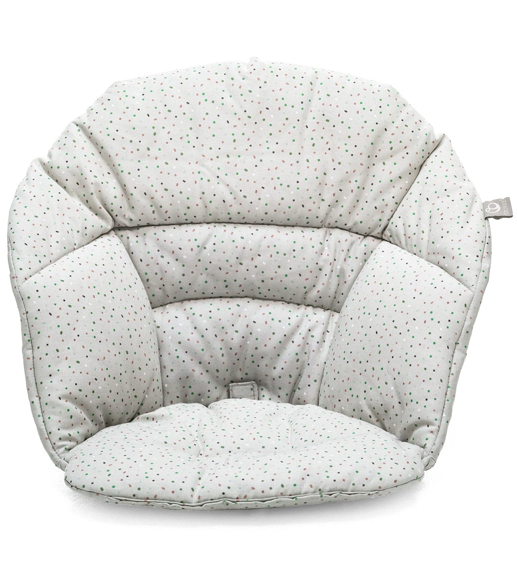 Stokke Clikk High Chair Cushion & Travel Bag Bundle - White / Grey Sprinkle - 601200-B