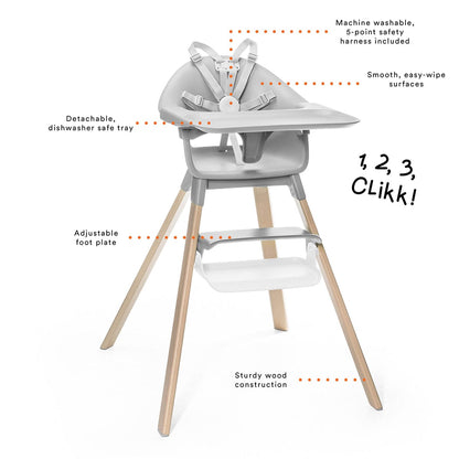 Stokke Clikk High Chair - Fjord Blue - 552105
