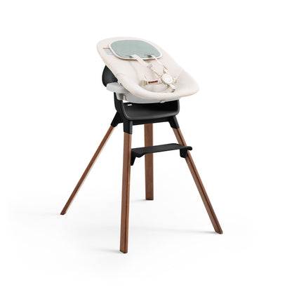 Stokke Clikk High Chair + Newborn Set Bundle - Black / Warm Brown - 552109 - 703001