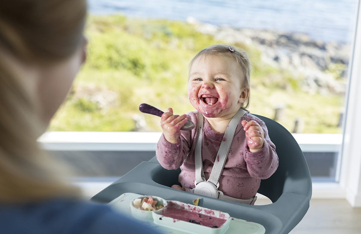 Stokke Clikk High Chair Travel Bundle - Fjord Blue - 552105-571301