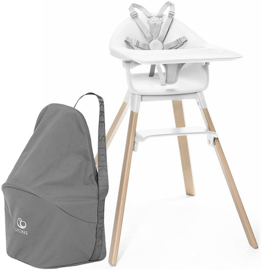 Stokke Clikk High Chair Travel Bundle - White