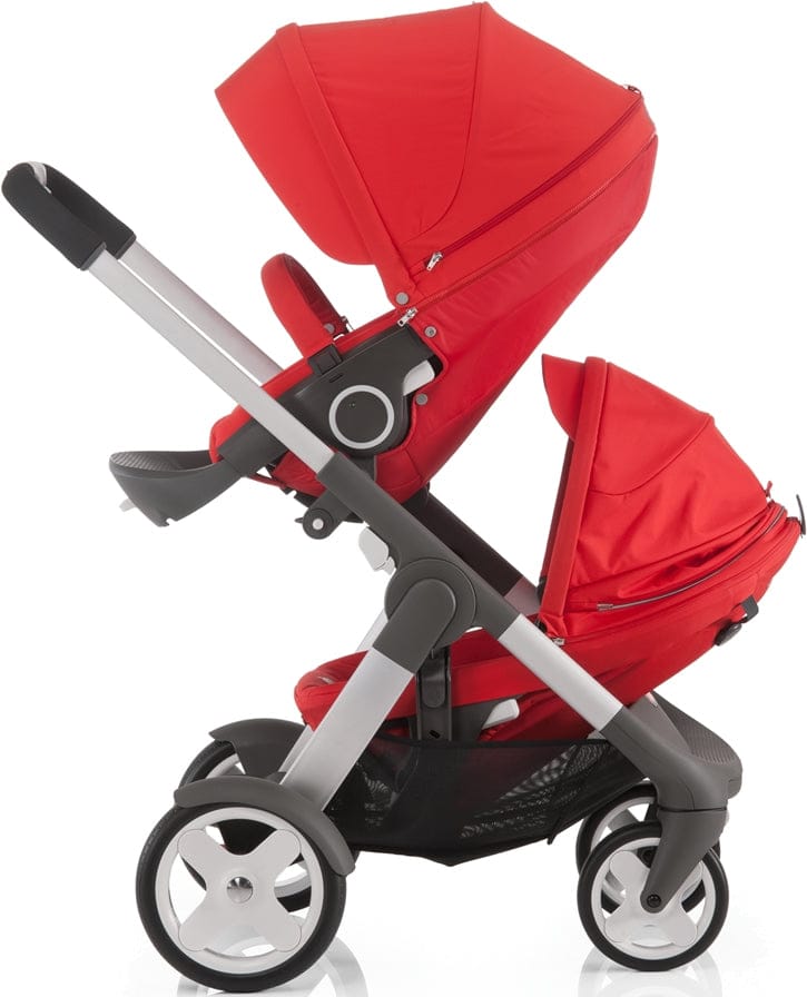Stokke Crusi Double Stroller - Red - 291205-283405