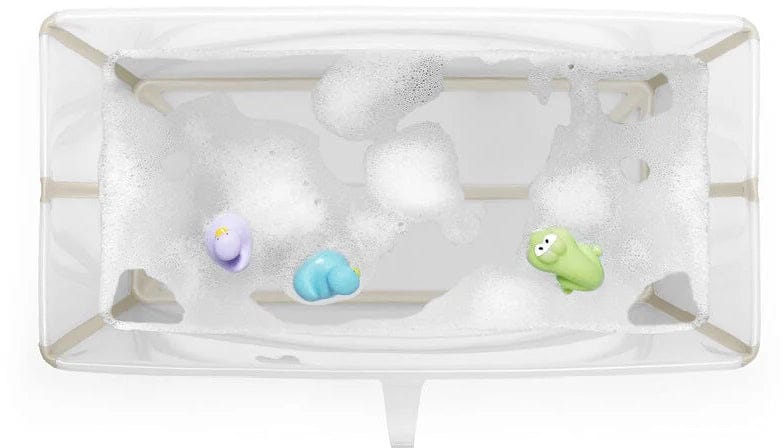 Stokke Flexi Bath Heat Sensitive Tub + Newborn Support - Sandy Beige - 531612