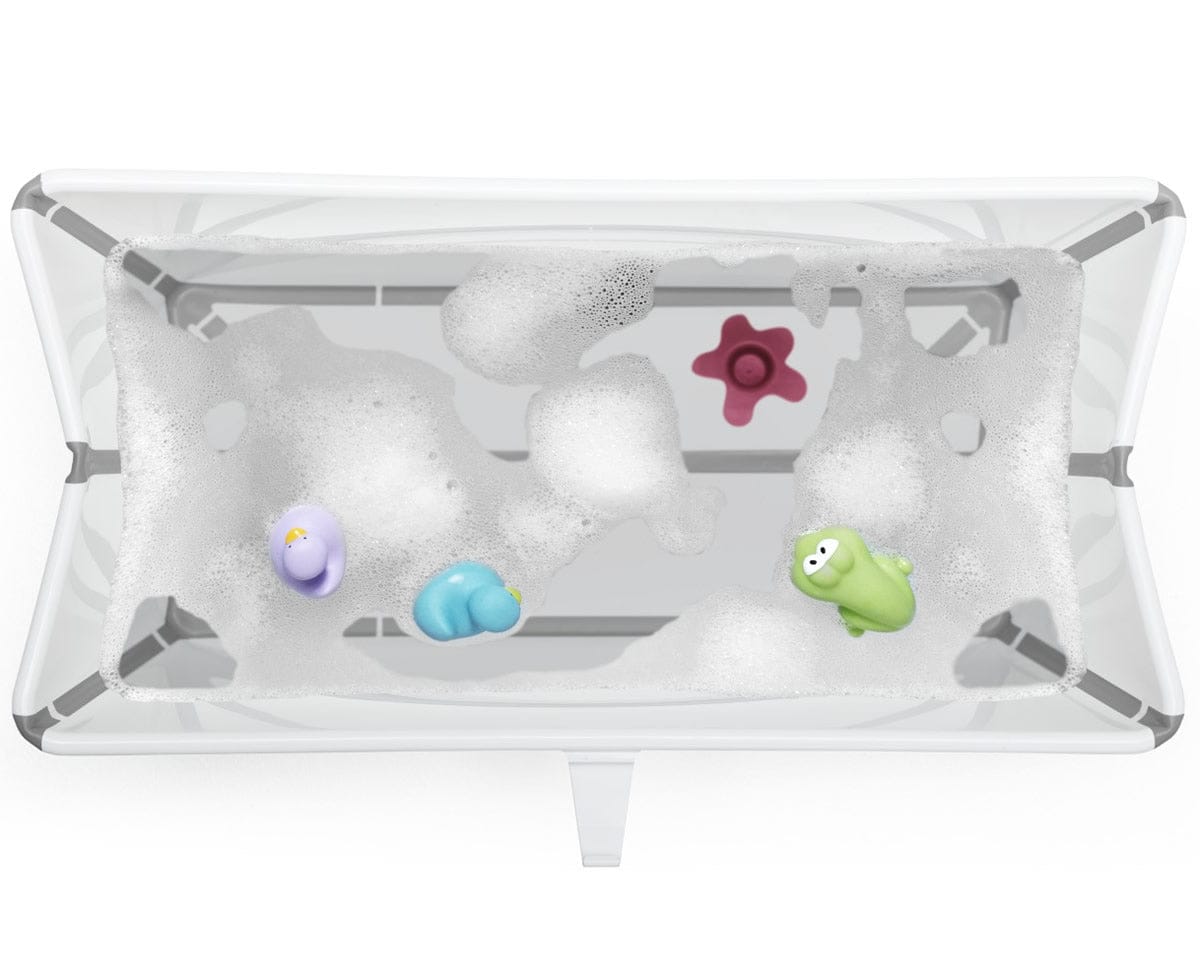 Stokke Flexi Bath Heat Sensitive Tub + Newborn Support - White - 531601