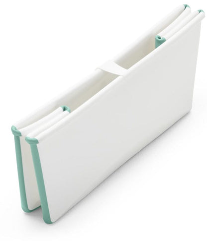 Stokke Flexi Bath Heat Sensitive Tub + Newborn Support - White Aqua - 531605