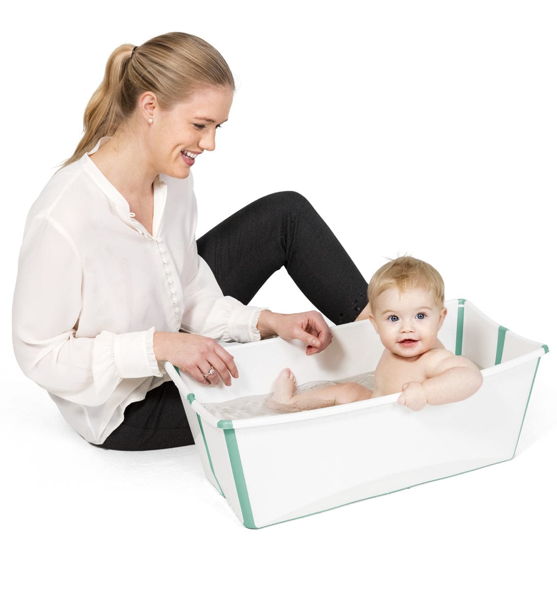 Stokke Flexi Bath Heat Sensitive - White Aqua