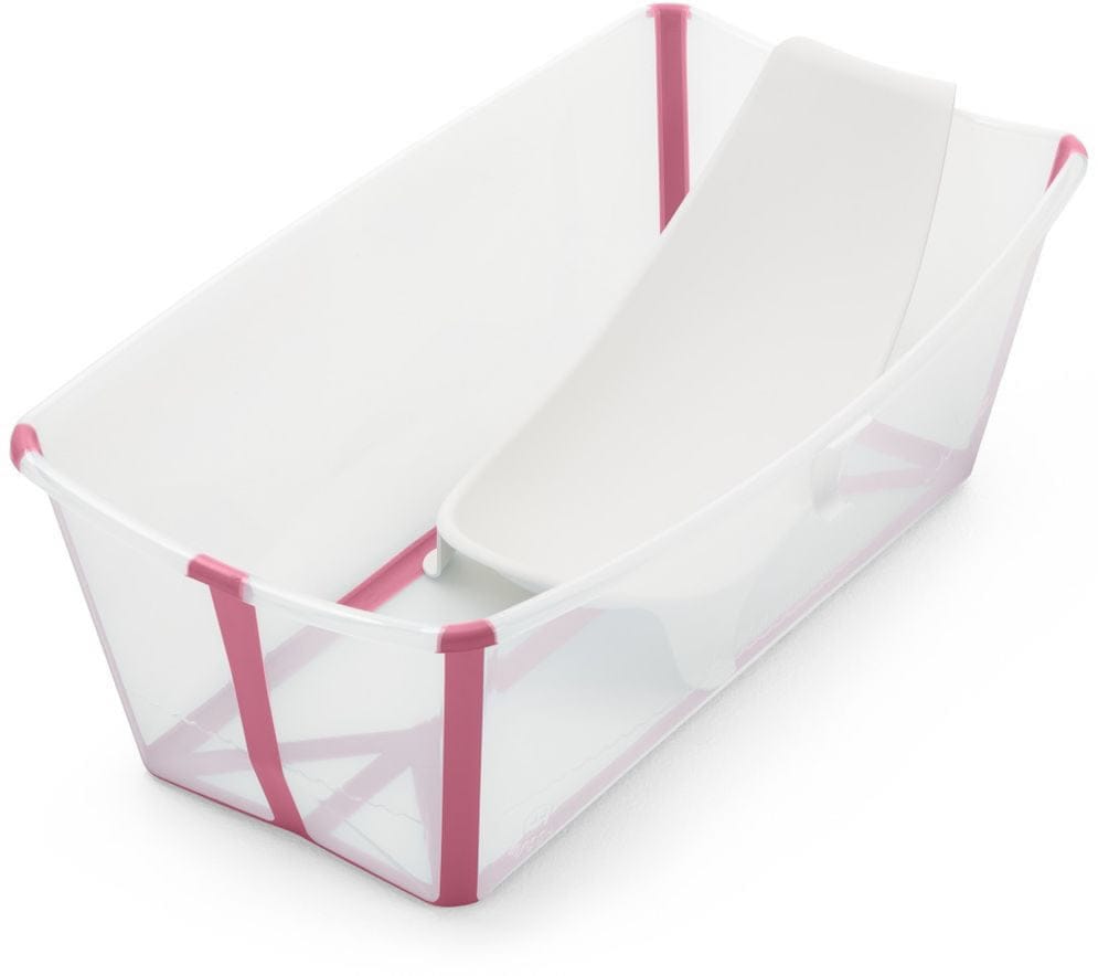 Stokke Flexi Bath & Newborn Support - Transparent Pink