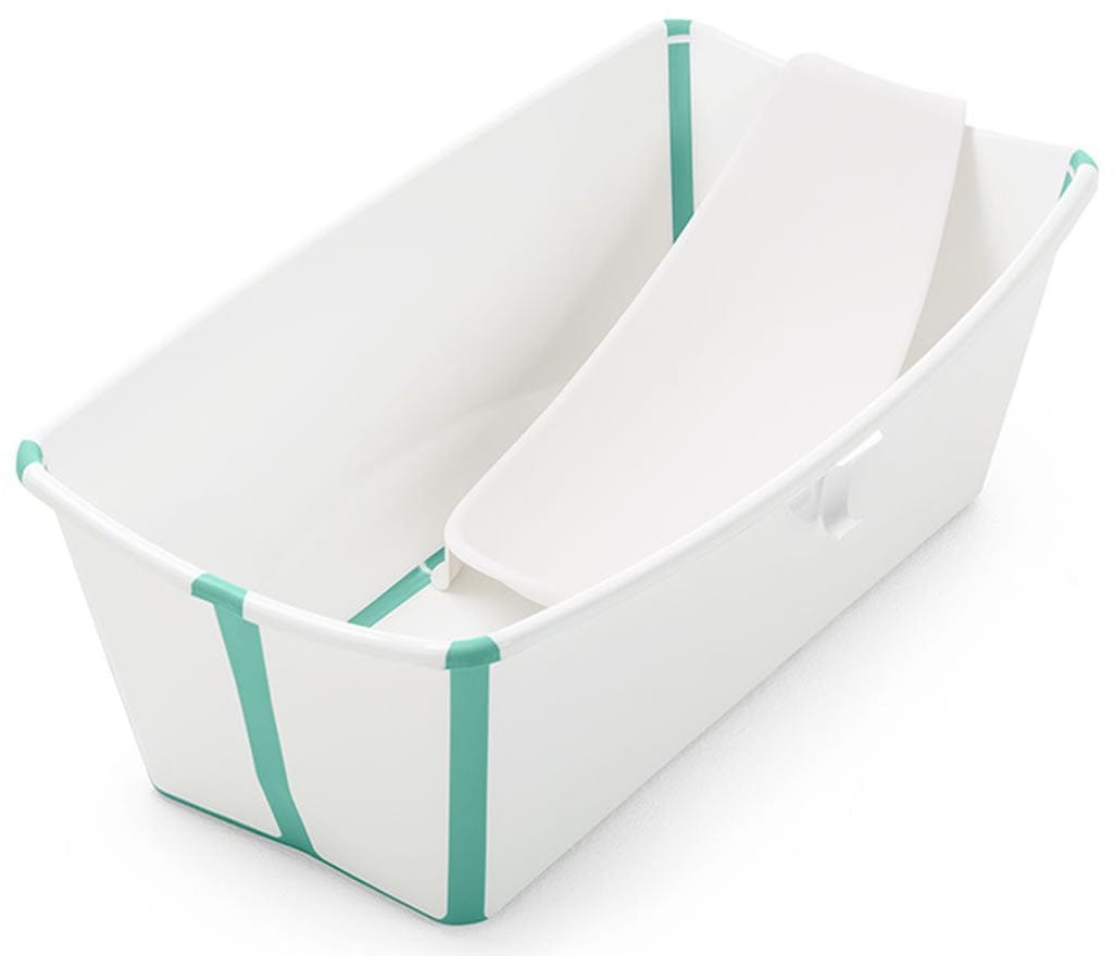 Stokke Flexi Bath & Newborn Support - White/Aqua