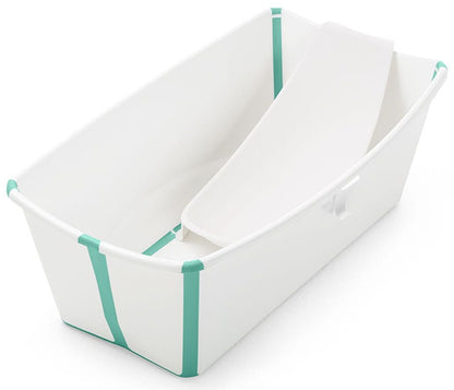 Stokke Flexi Bath & Newborn Support - White/Aqua