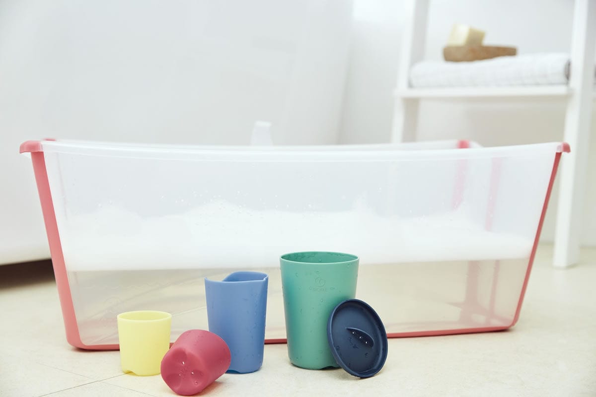 Stokke Flexi Bath Toy Cups - Multi