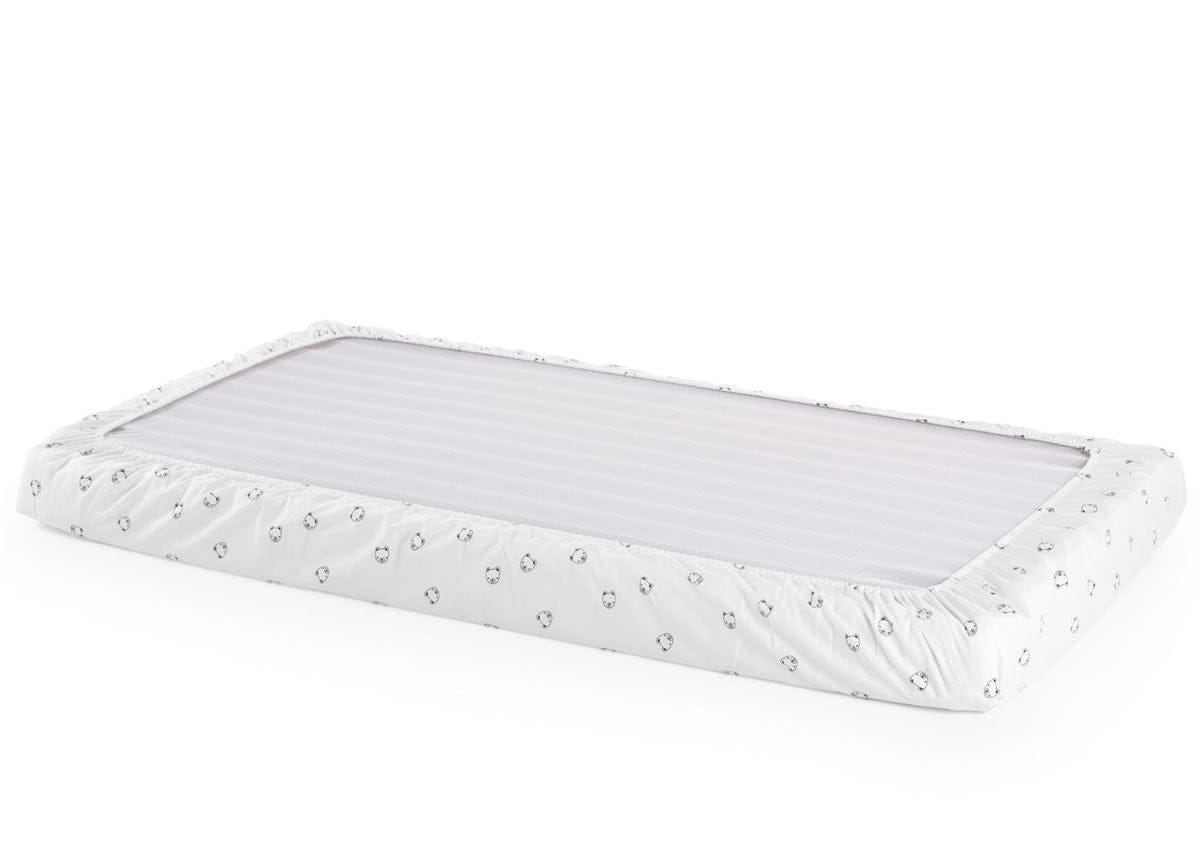 Stokke Home Crib Fitted Sheet Monochrome Bear