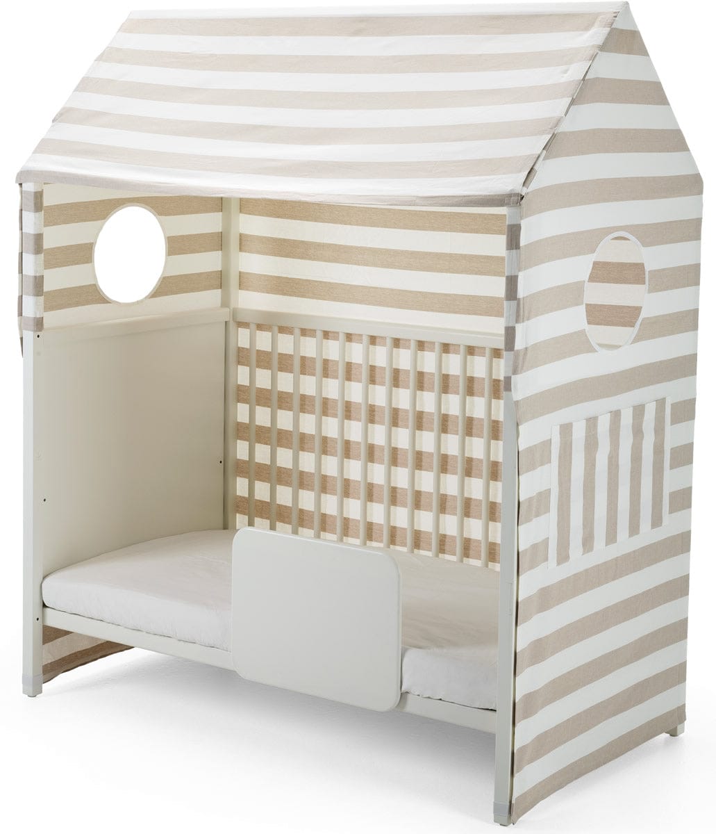 Stokke Home Crib Tent - Beige Stripe