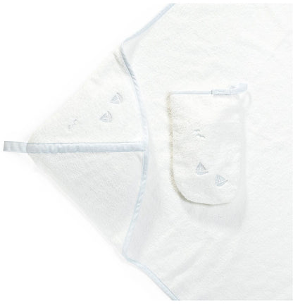 Stokke Hooded Towel - Blue Sea - 253705