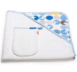 Stokke Hooded Towel - Silhouette Blue - 253702