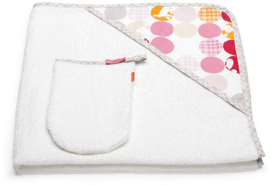 Stokke Hooded Towel - Silhouette Pink - 253701