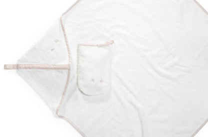 Stokke Hooded Towel - Pink Bee - 253706