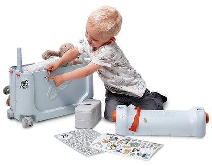 Stokke JetKids BedBox V3 Travel Bundle - Blue Sky - 570601