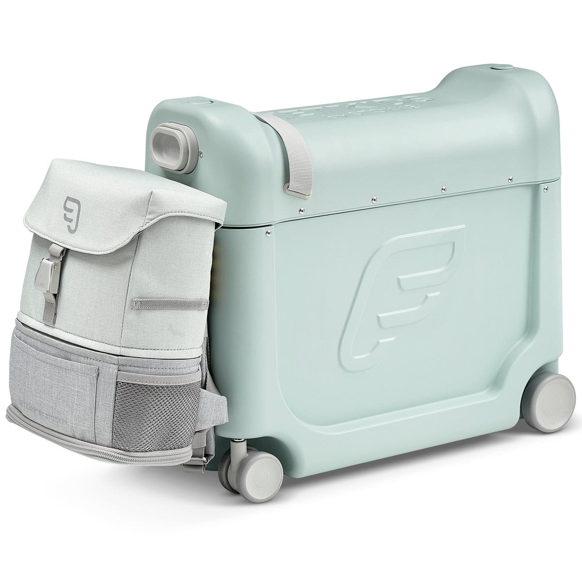Stokke JetKids BedBox V3 Travel Bundle - Green Aurora - 570602