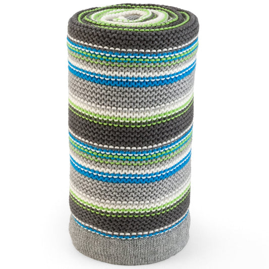 Stokke Stroller Blanket - Grey & Blue