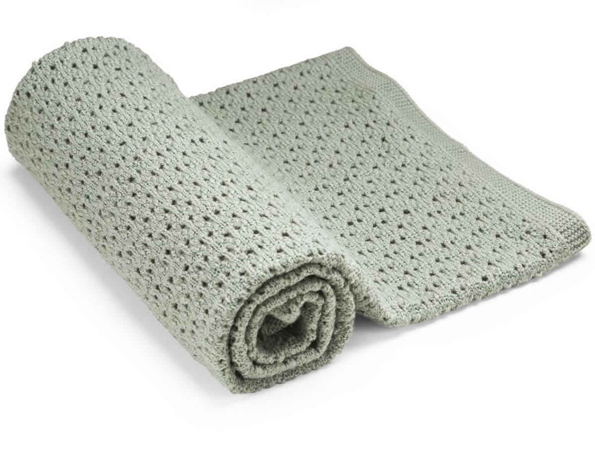 Stokke Merino Wool Blanket - Green