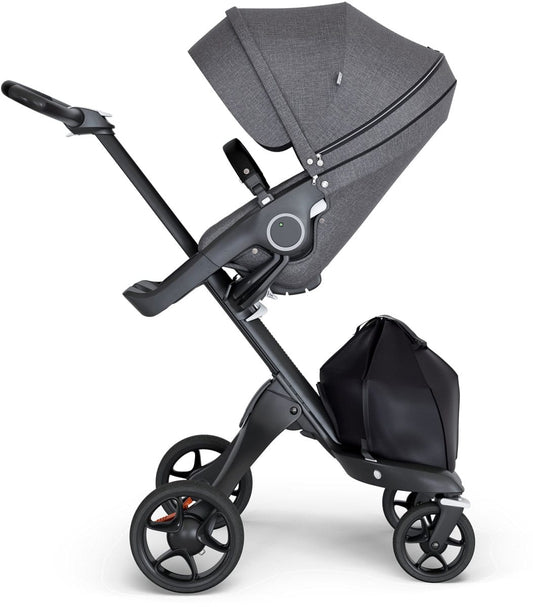 Stokke OPEN BOX Xplory 2018 Stroller - Black Melange/Black/Black - 500502-OB