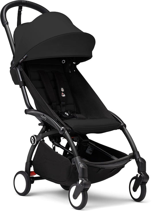 Stokke OPEN BOX YOYO3 Ultra Compact 6+ Stroller (One Box) - Black / Black